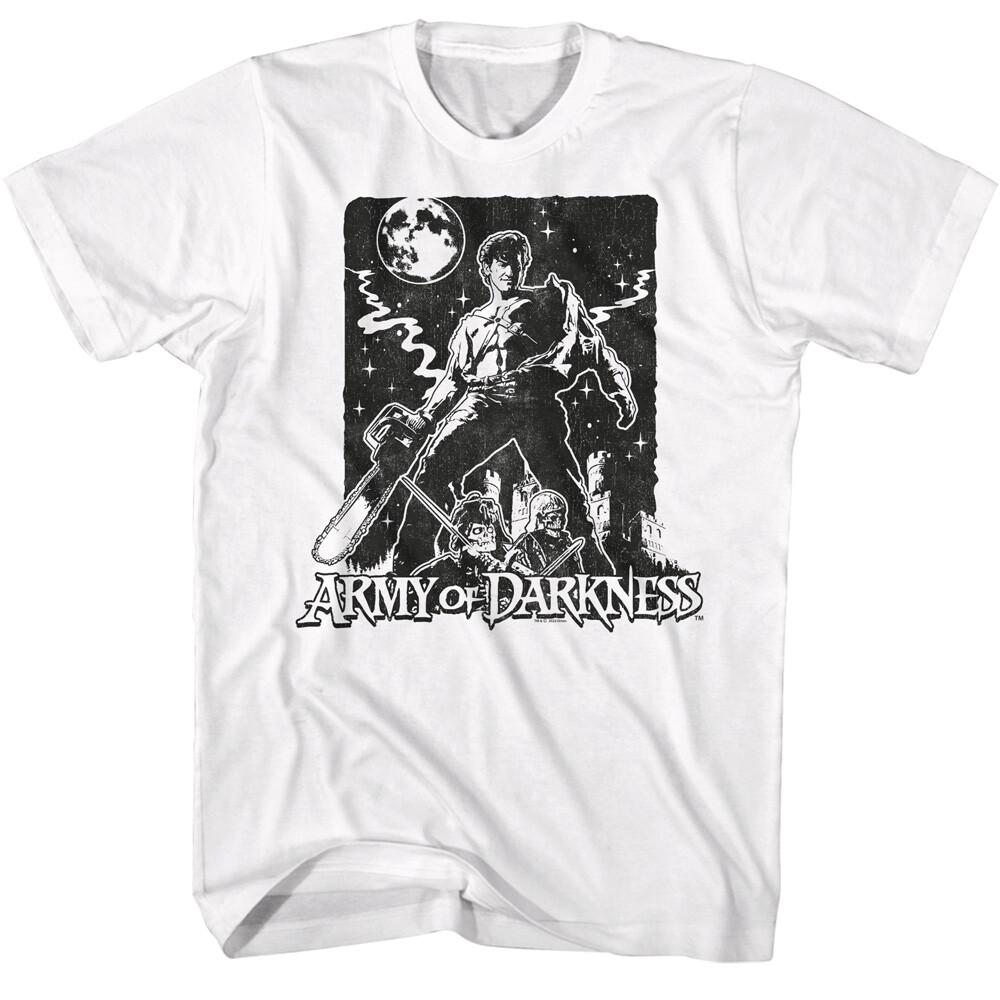 Army Of Darkness Movie Ash Williams Stark Night Men s T Shirt  Unisex T-Shirt S