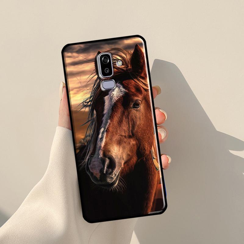 

Чехол с изображением лошади и животного для Samsung Galaxy J7 2016 A3 A5 J1 J3 J5 2017 A6 A7 A8 A9 J8 2018 J4 J6 Plus A8 Plus 2018