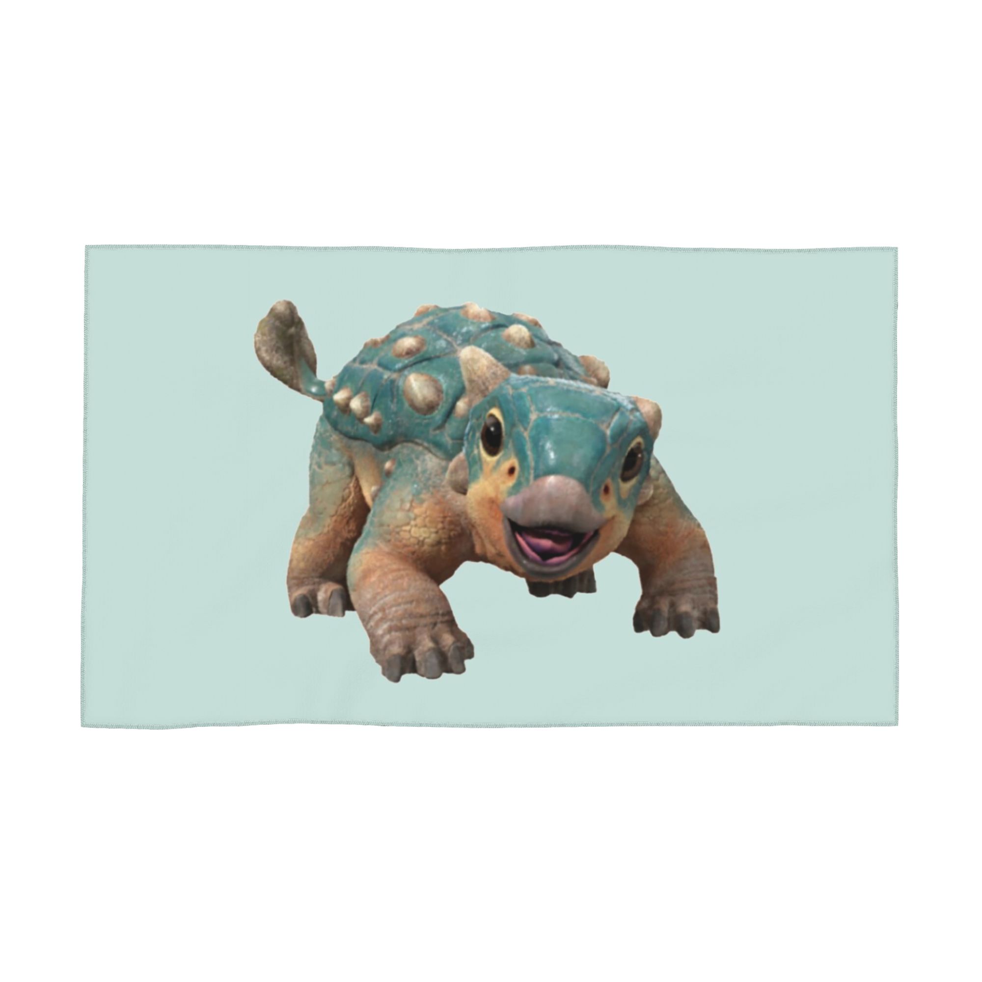 Bumpy Ankylosaurus magniventris Soft Face Towel Quick Dry Pool Bath Cotton Towels Absorbent W30*H60(CM)