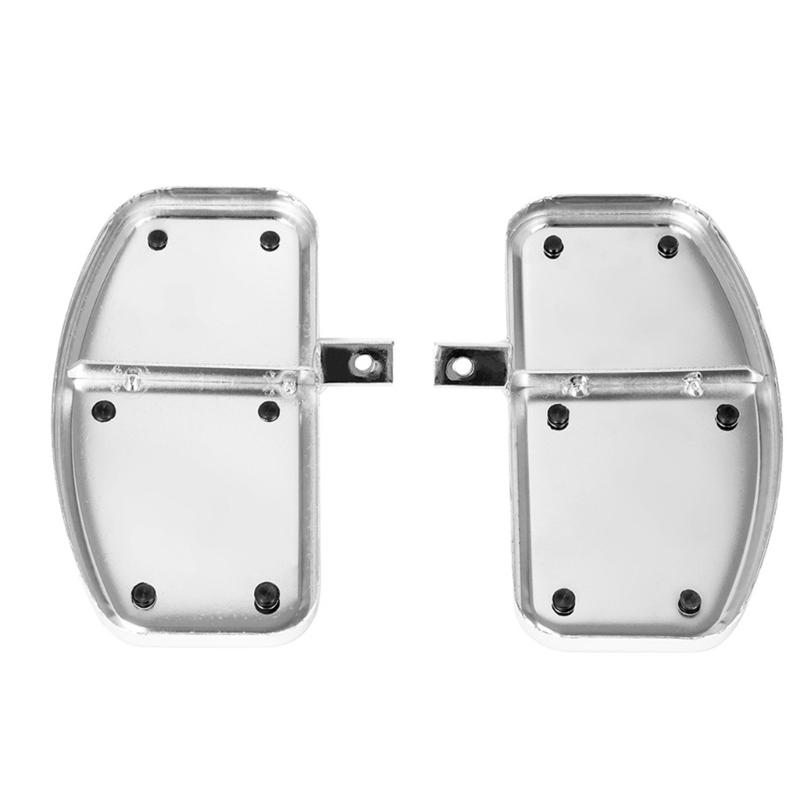 Universal Aluminum Rubber Motorcycle Foot Pegs Antislip Design Front Rear Foot Rest Pedal Modification