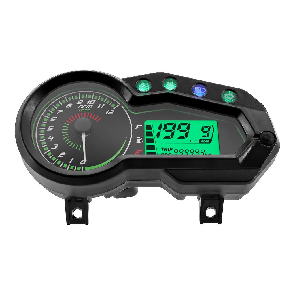 AD Motorcycle Instrument Tachometer Digital Speedometer Odometer Meter Gear TRIP ODO Motorbike Fuel Level Gauge Kit Universal