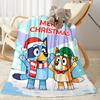 Bluey Friends Adventure Blanket Soft Warm Cozy Perfect for Sofa Office Livingroom Four Seasons Universal Modern Gifts For Family Or Friends