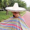 Large Size Wide Brim Hats Mexican Style Men Women Summer Hats  for Halloween Party