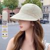 Hat Women'S Spring Summer Uv Protection Sun Hat Big Brim Face Cover Quick Drying Peaked Hat Cycling Sun Protection Sun Hat