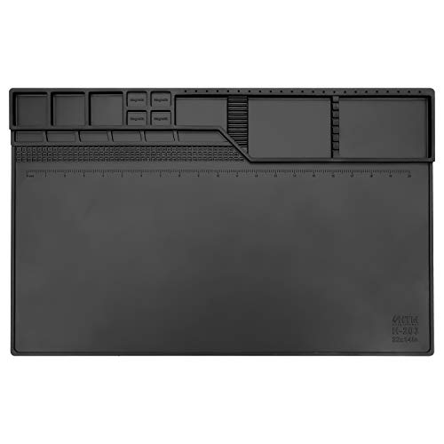 Kaisi Silicone Soldering Mat, 55x35cm, Magnetic, for Welding, 500°C Hot Air Resistant, Laptop Repair