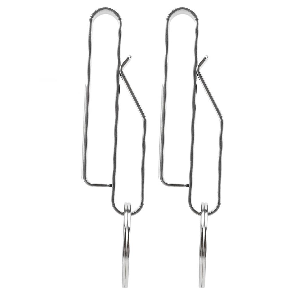 Belt Key Holder Stainless Steel Compact Quick Release Belt Key Clip with Key   for   Law Enforcement