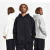 American Solid Color Velvet Hooded Sweatshirt for Men's Thick Loose Hooded Hoodie
