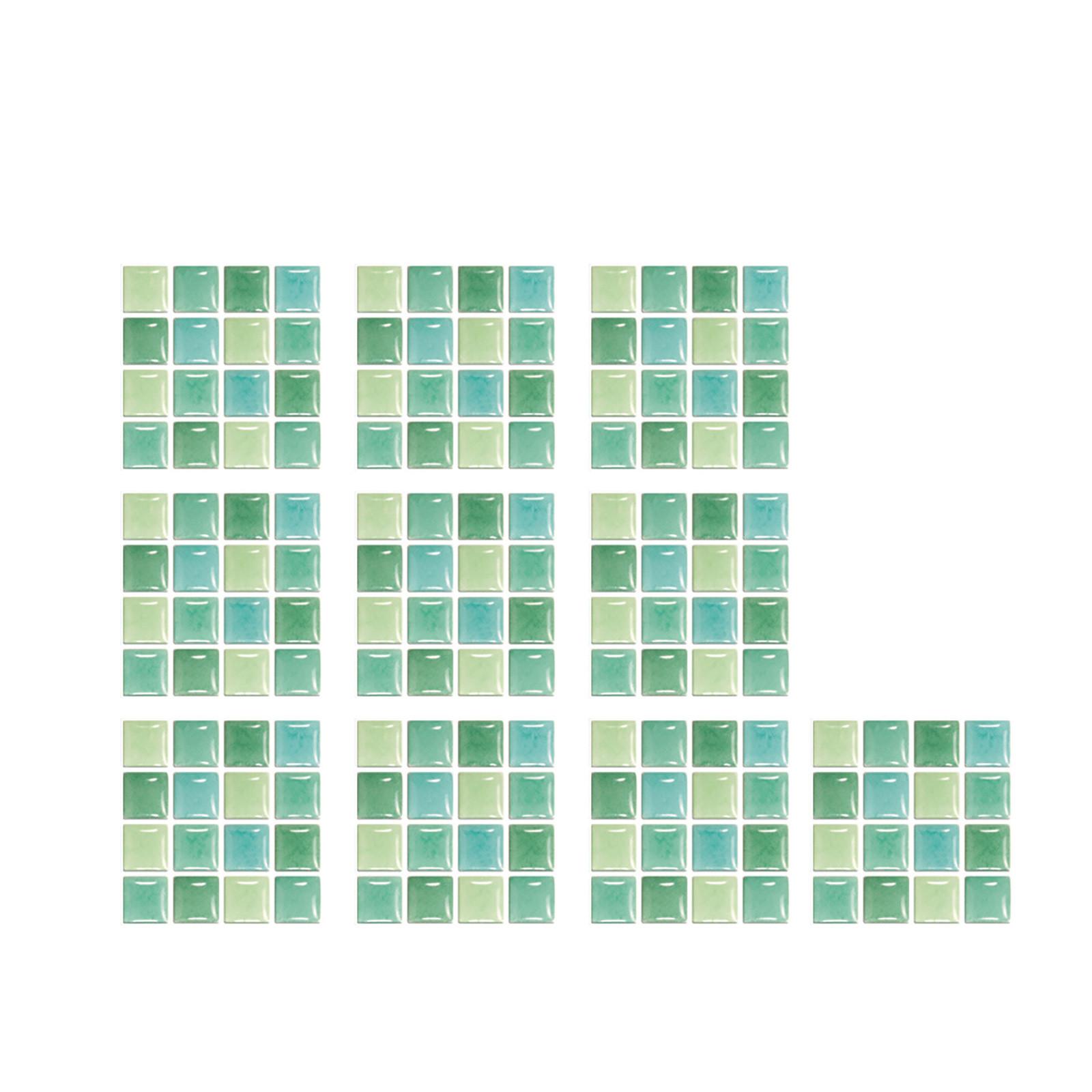 

10 шт. 3D-наклейки на кристаллическую плитку «сделай сам», водонепроницаемые самоклеящиеся наклейки на стену One Size