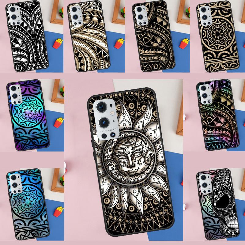 Maori Samoan Polynesian Tribal Funda For OnePlus 13R 13 12 12R 11 10 Pro 8T 10T OnePlus Nord 4 CE 2 3 Lite N30 N20 N10 Case