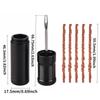 5 buc. Instrument de reparat anvelope tubeless pentru bicicletă, adeziv urgent, petic, etanșant, benzi de cauciuc, burghiu pentru anvelopă, accesorii pentru bicicletă MTB, de șosea