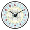Zi Wu Liu Zhu 24-Hour TCM Meridian Health Clock: Silent Traditional Chinese Beauty Salon Wall Clock