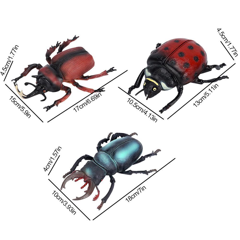 Wild Large Insects Realistic Spider Scorpion Dragonfly Beetle Models - Educational Toys For Kids Gifts For Kids Adults Children's Birthday Gift