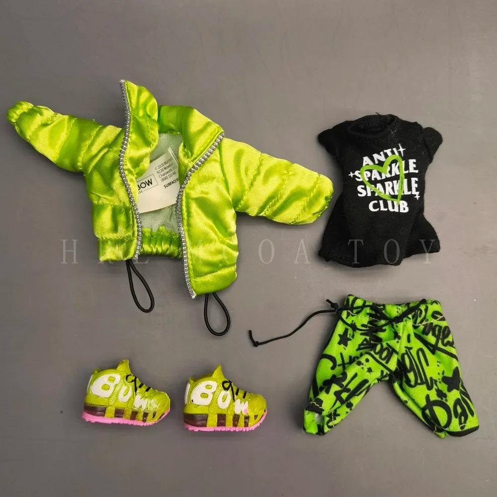 Original Multi Style Rainbow Middle School 28cm Doll Clothes and Shoes Set Fashion Dressing Girls' Holiday Gift Toys