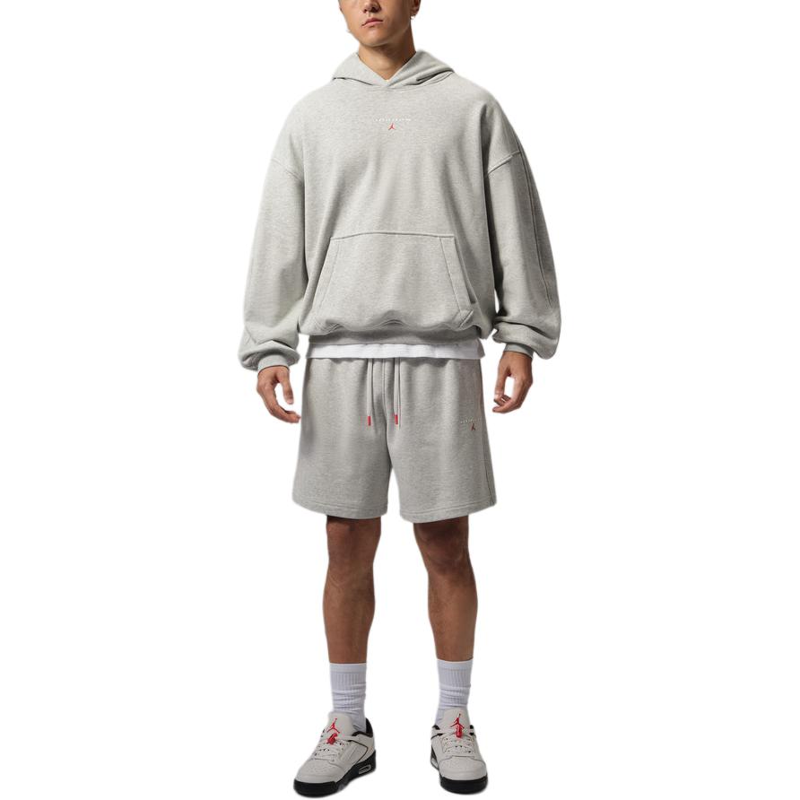Jordan As M J Sweatshirts Men's Gray Hooded Non Detachable Moderate IW6315-050