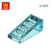 Non-Toxic 331Pcs/Lot 61409 Slope 18 2X1X2/3 With 4 Slots Block Moc Color Accessories Compatible With Brick Diy Children Toy Assembly