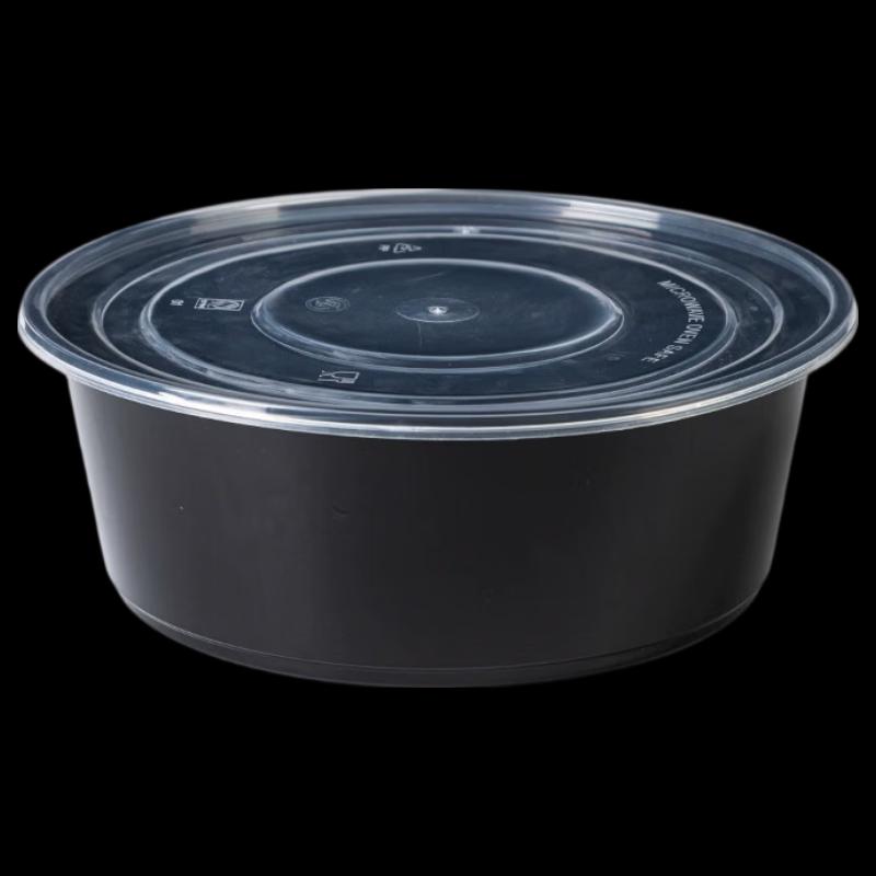 

Disposable Round Plastic Takeout Food Containers