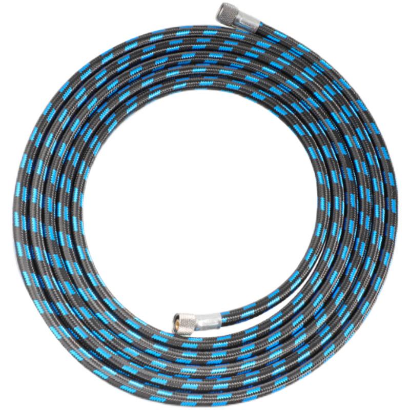 Durable Braided Airbrush Hose with Flexible Snake-like Design, 1/8 1/4 Interface – Wear-resistant for Model Painting