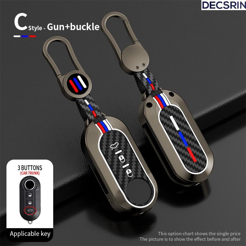 2/3 Buttons Car Flip Remote Key Case Cover Shell Fob For Fiat Ducato 500 500L Panda Grande Punto Lancia Musa Car Accessories
