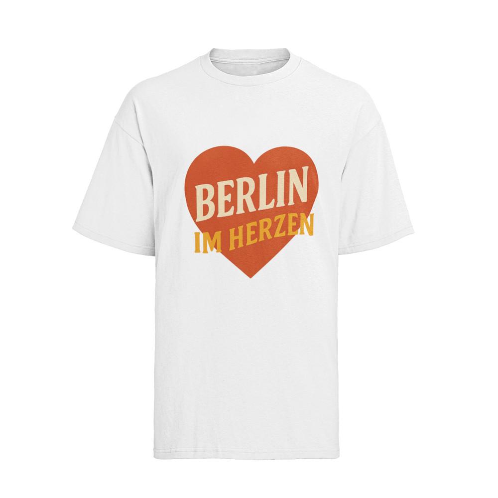 I Love Berlin 4 Ever BärlinCapital Colorful Men's T-Shirt Tops Tee Organic Cotton S-XXXL