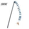Durable Cat Play Stick Funny Toy, Toys for Indoor Cats, Interactive Scratch-resistant Toy Teaser Wand, Plush Kitten Toys, Exercise Wand