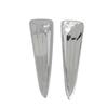 2pcs/set  ABS Chrome Exterior Front Bumper Side Grille Cover Trim For Toyota C-HR CHR 2016-2017 2018 Car Styling