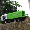 1:32 City Road Sweeper Garbage Truck Model Car Toy Alloy Diecast Music Light Door Opened Pull Back Toys Collection Birthday Gift