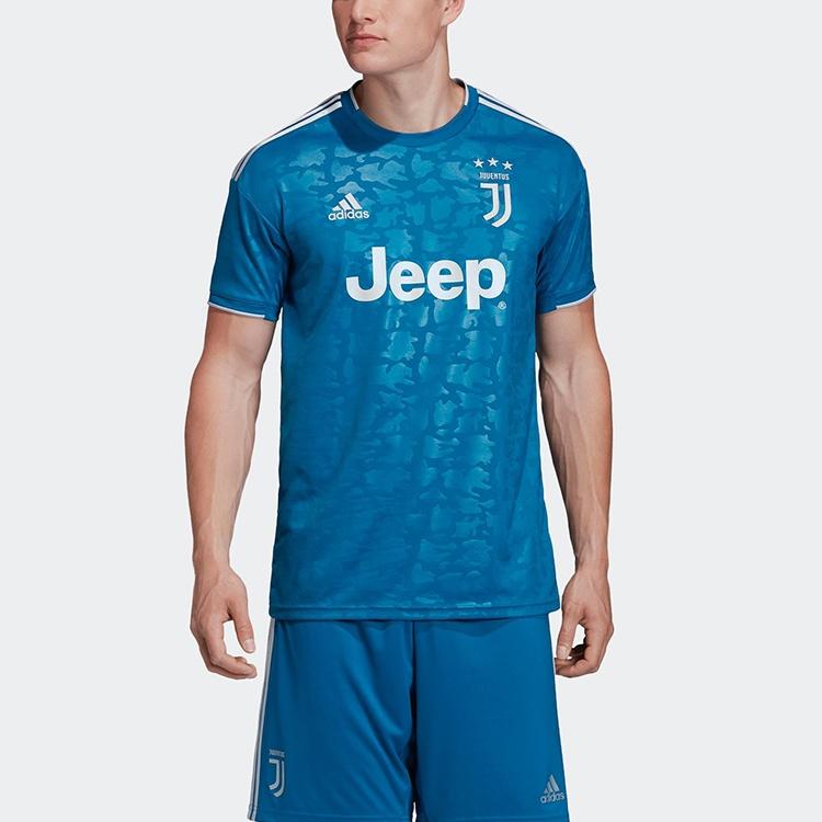 adidas Maglia Calcio/Football Sportiva da Trasferta Juventus Stagione 19-20 Blu Uomo DW5471