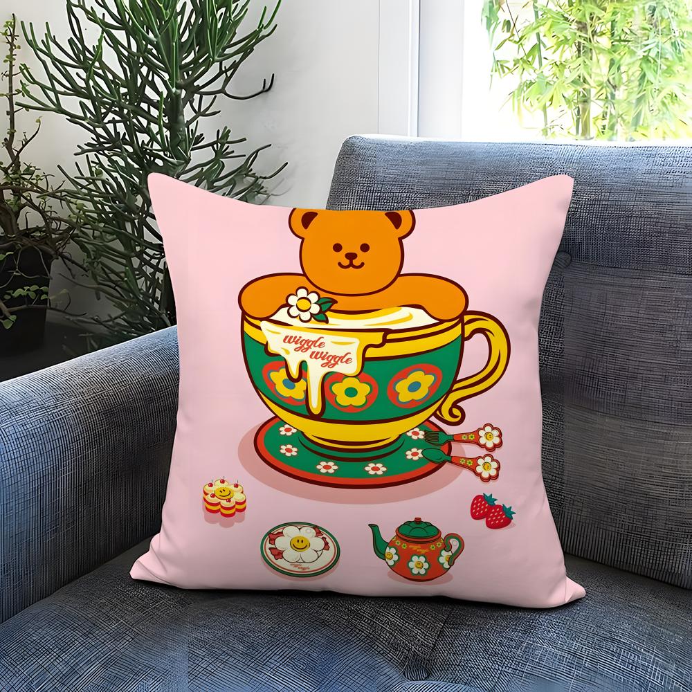 Hot W-WWiggle Wiggle Cushion Cover Comfortable Reversible Pillow Cover Ideal for Car Sofa Bedroom & Beyond