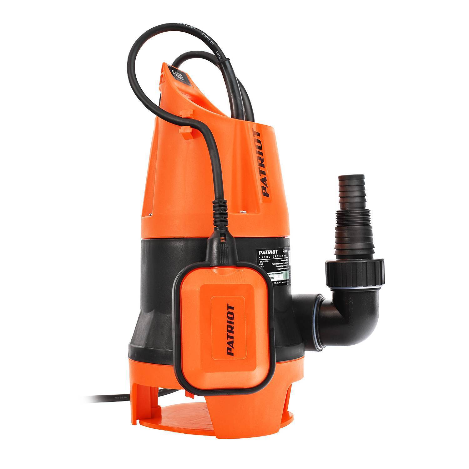 

Погружной дренажный насос Patriot F 800