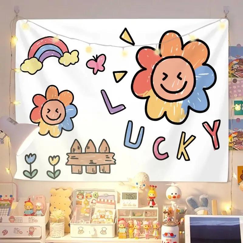 Cute Rabbit Decorative Tapestry Office Living Room Decor Home Wall Tapestry