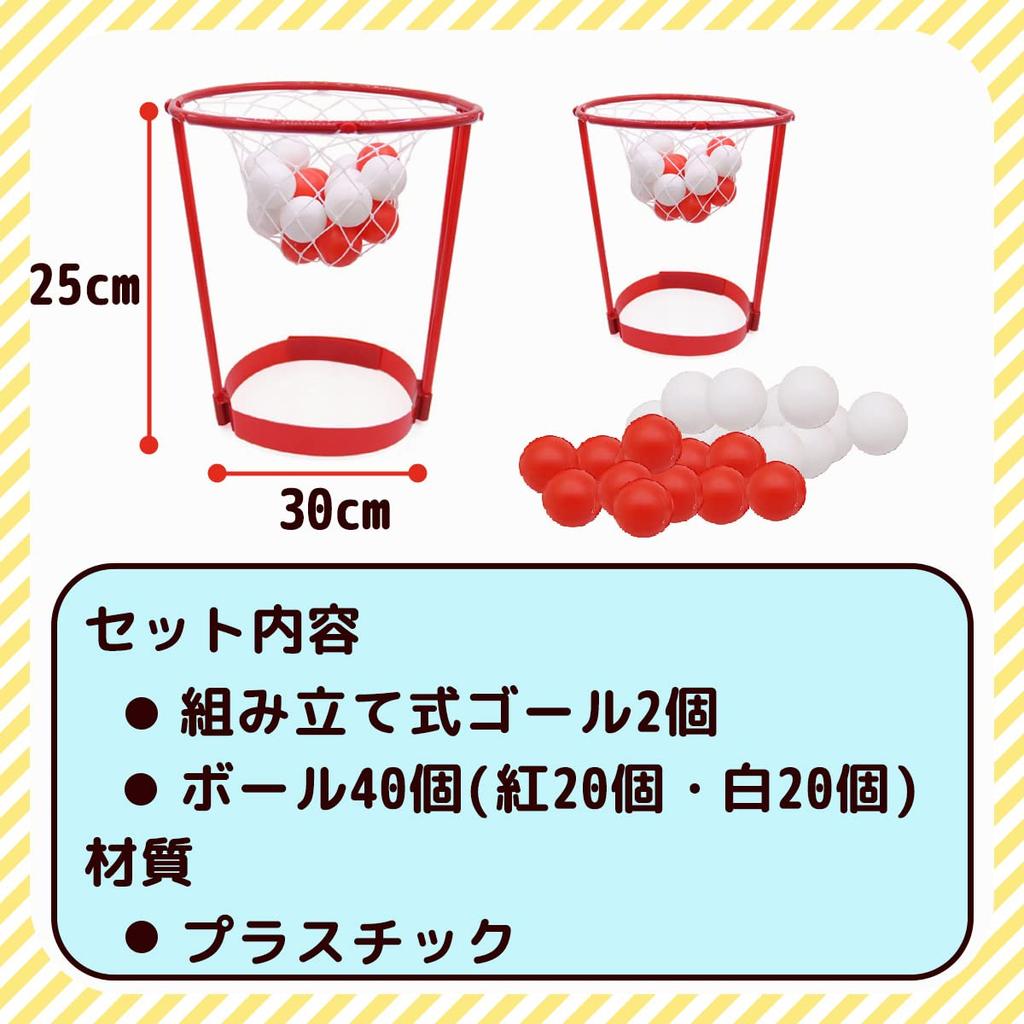 dodtazz Ball Toss Game Head Toy Basketball Head and (Red White)