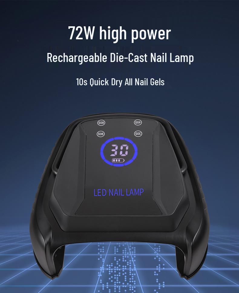 Smart LED Quick-Drying High Power Nail Lamp Phototherapy Machine for Gel Polish