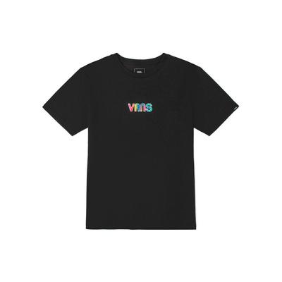 Vans Lässiges T-Shirt mit lustigem Print, kurze Ärmel, Unisex-Oberteil, Schwarz VN0A5HAOBLK