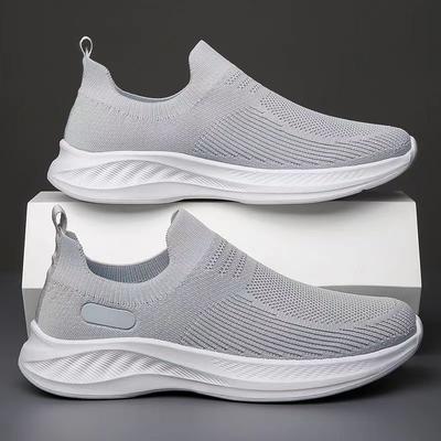 New Spring and Autumn Season One Step Men's Casual Shoes, Sports Shoes, Soft Sole, Anti Slip, Breathable Old Beijing Cloth Shoes