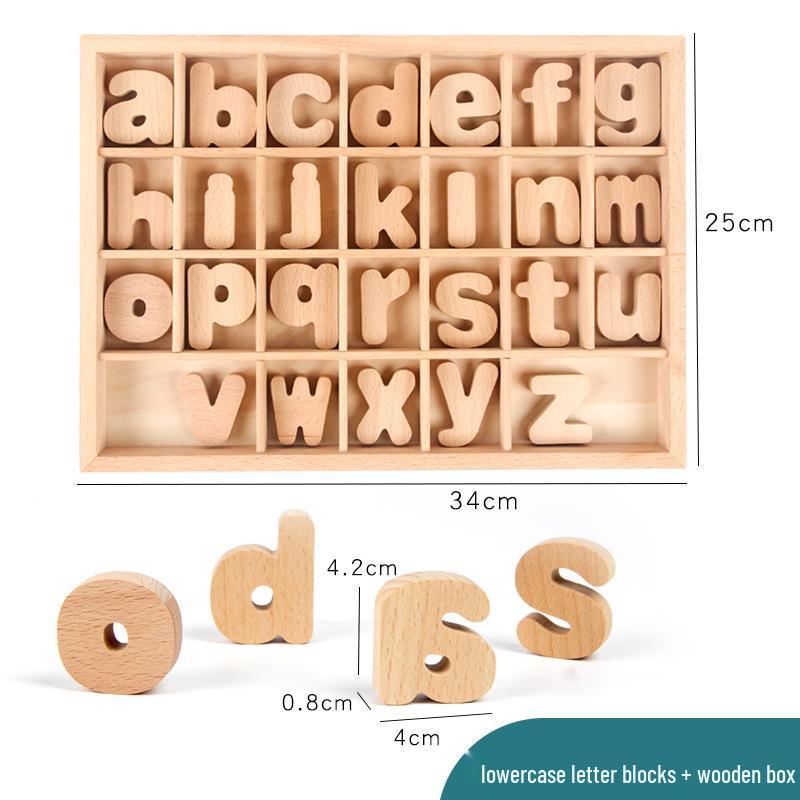 Kindergarten Solid Beech Wood Large Construction Blocks Set, 182-Piece