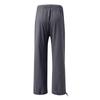 Summer Cotton Linen Wide Leg Pants Women Loose Palazzo Pant Pocket Elastic Waist Button Casual Pants