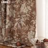 1PC LOZUJOJU French Antique Style Printed Curtains Thickened 70-80% Blackout Curtains for Bedroom Living Room Balcony Window for Home Decor