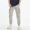 2026 Spring Men's Slim Fit Cargo Pants Men Multi-Pocket Casual Trousers Male Solid Color Cotton Pants Cross-Border Wear Pants