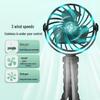 Octopus Digital Display Folding Handheld USB Rechargeable Mini Fan