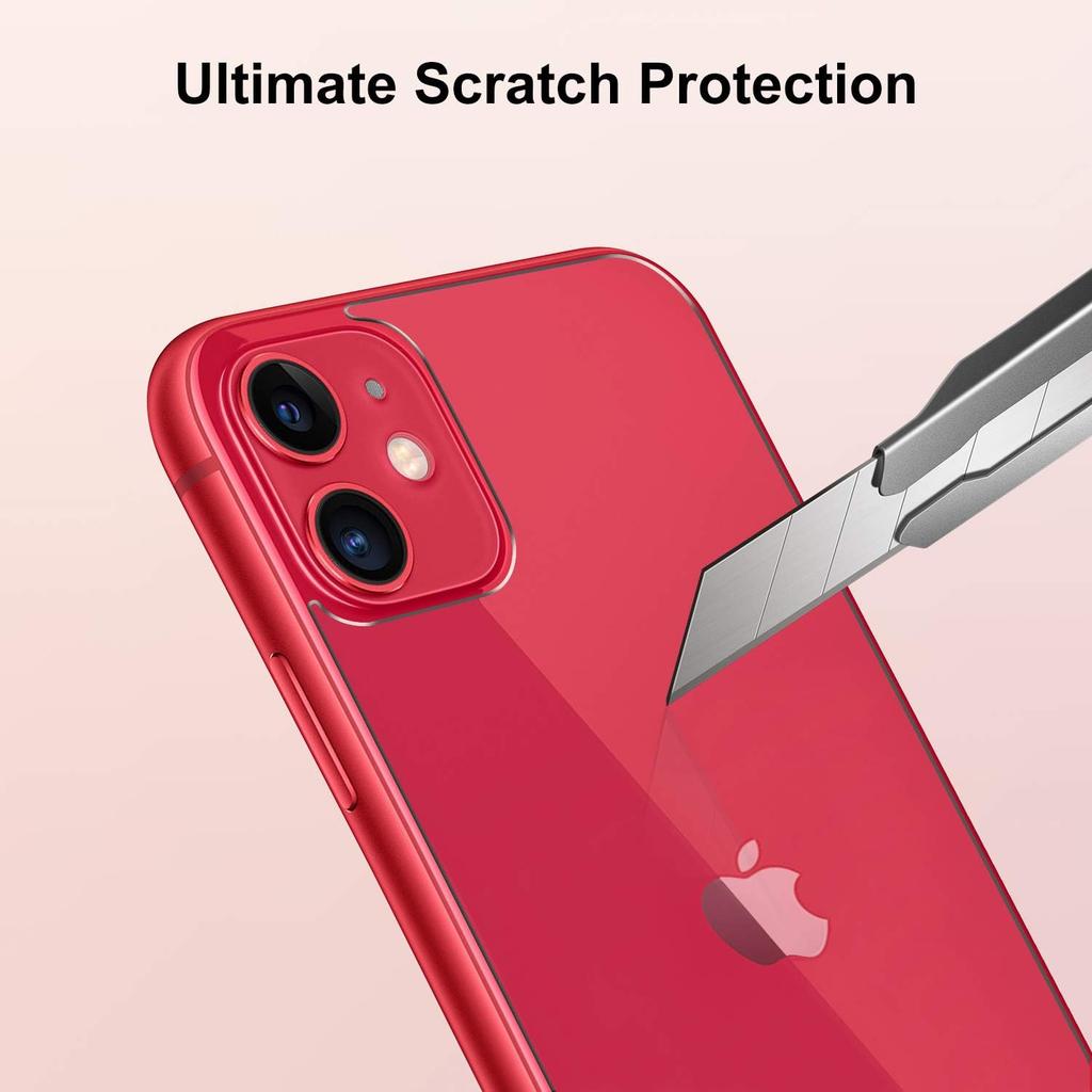 Beeyoka [3 Pack] Screen Protector for iPhone 11, iPhone 11 Camera Protector, iPhone 11 Front and Back Screen Protector Tempered Glass [Anti-Scratch]