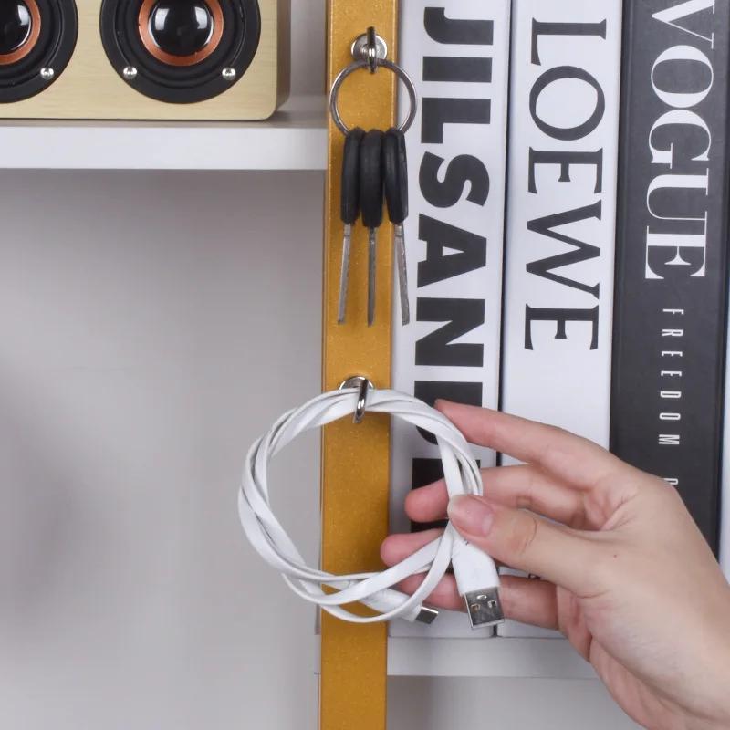 10 Stück LNE12 Magnet Mehrzweck-Schlüsselhalter für die Wand Praktischer belastbarer Haken Aufbewahrung für Zuhause und Küche Starker Magnethaken