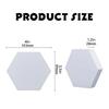 Hexagonal Touch LED Wall Light - Neutral White Night Light 6-Pack