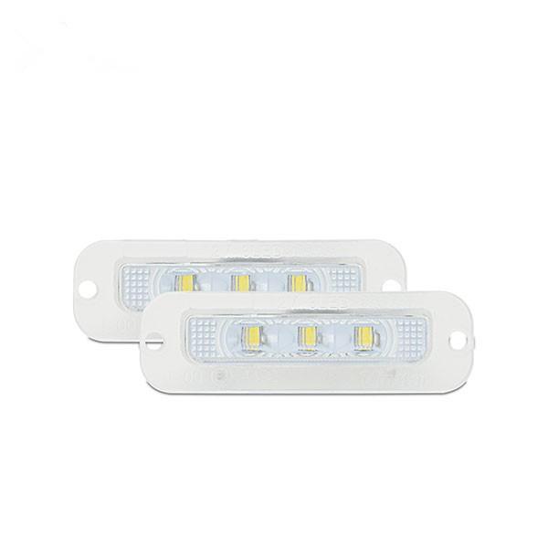 License Number Plate Lights For Benz W463 G500 1990-2008 AMG G550 2003-2011 G55 2009-2012 LED Plate Lamp Error Free