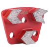 3PCS Trapezoid Diamond Floor Grinding Pad Disc #30 Grit Metal Bond Scraper