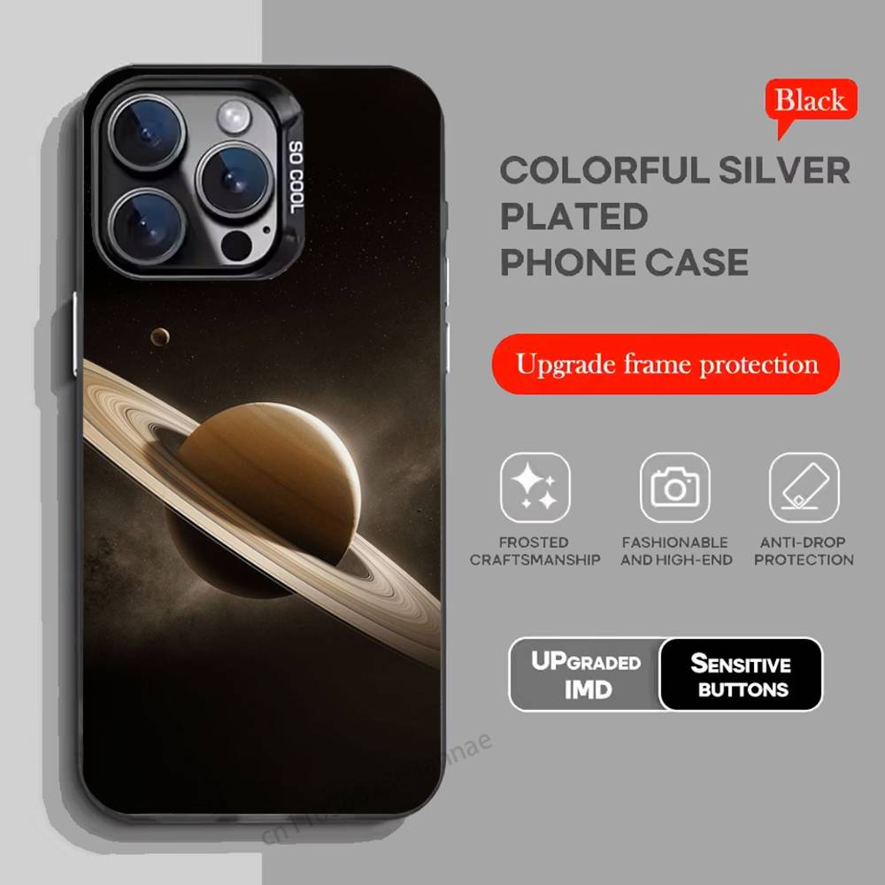 

Чехол для телефона Лунная Галактика Вселенная для iPhone 17,16,15,14,13,12,11, Pro, Max, Plus, Mini, X, XS, XR, 8, S, SE, Мягкий Черный Чехол iPhone15promax