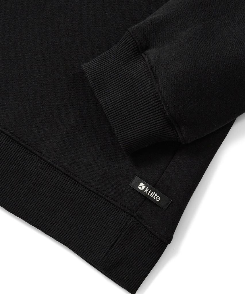 KULTE A-College Crewneck Black