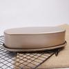 Steel Baking Tray Loaf Baking Bread Tin Oval Carbon Mold Tool Kitchen Non-stick 23CM Cheesecake Accessories Pans