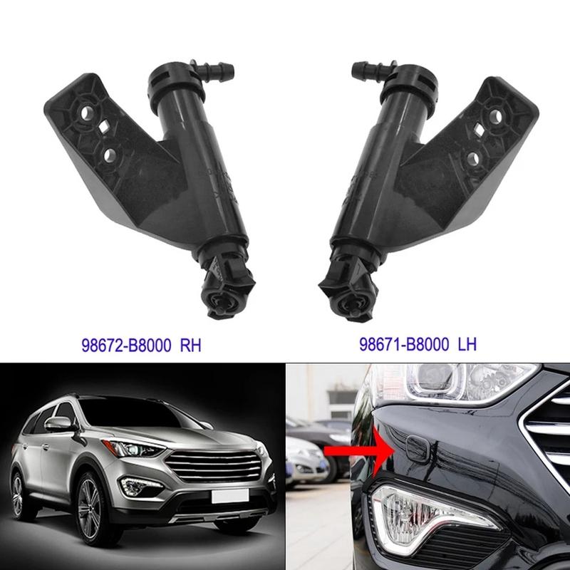 Powerful Car Front Headlight Washer Nozzle Water Nozzle For Santa Fe 2013 2014 2015 2016