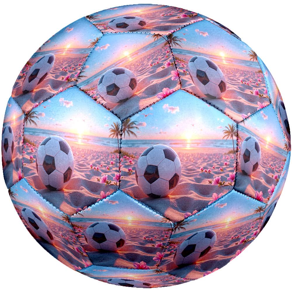 Beach Soccer Sunset Ball Soccer Ball Size 5 Football Machinestitched Indooroutdoor Universal Football Perfect Gift For Sports Enthusiasts Luxury Gift