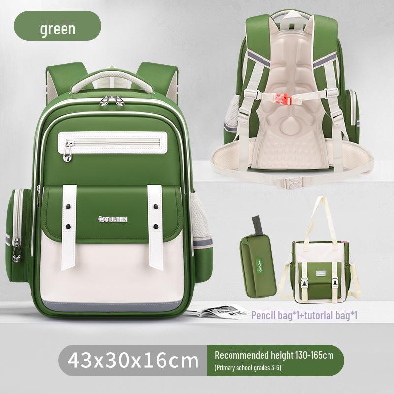 Cloud Schoolbag: Large Capacity, Lightweight Backpack for Grade 1-6 Boys & Girls